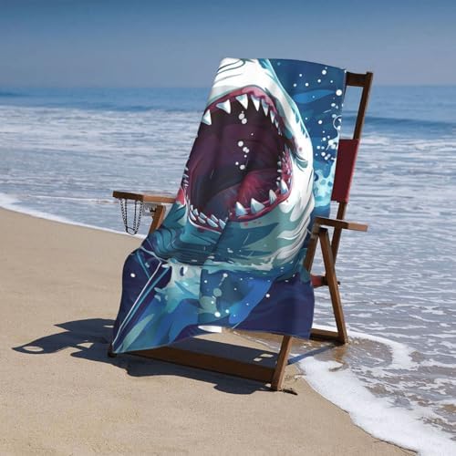 Great White Shark Beach Towel