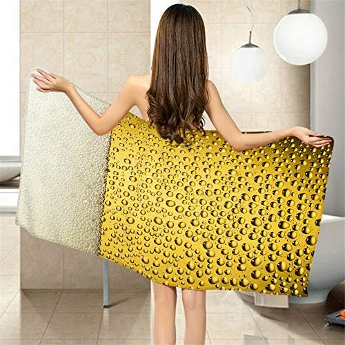 Golden Soft Bath Towels for Men Women