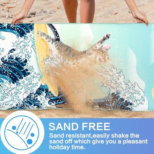 Beach Towels - 2 Pack Extra Large Beach Towels Set for Vacation