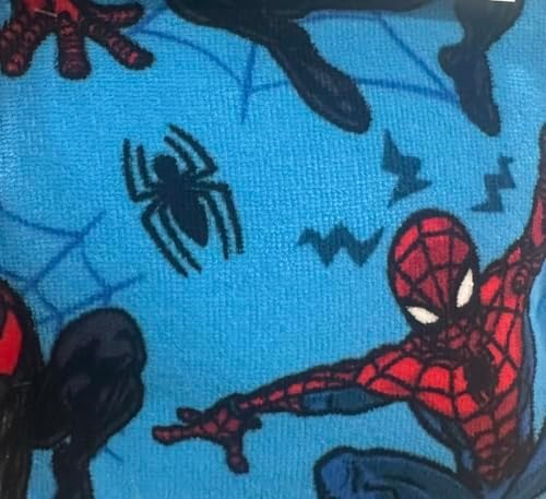 Spider-Man astonishing Spider-Man Kids Bath Hooded Poncho Towel lounging in style