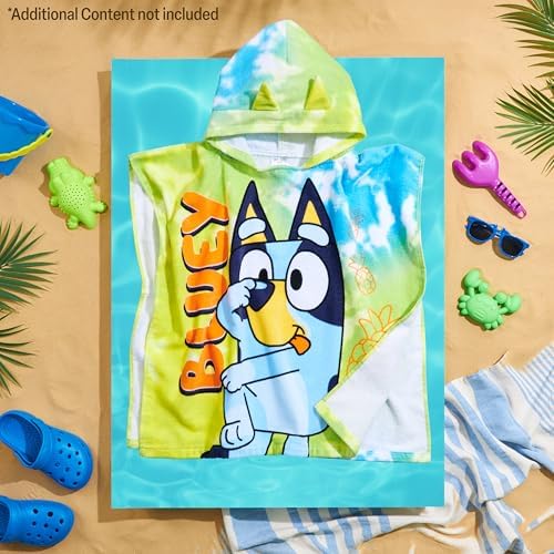 Blueys Adorable Hooded Changing Robe for Kids Multi 3-8