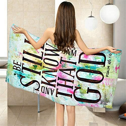 Bible Verse Large Bath Towels