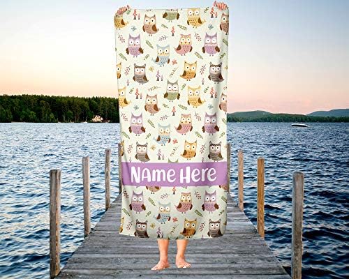 Fancy Owl Towels for Kids and Adults