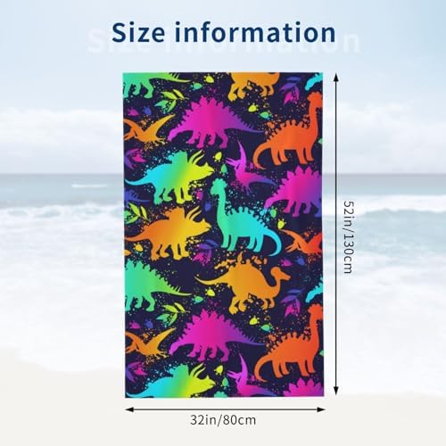 Voohddy Dino Beach Towel
