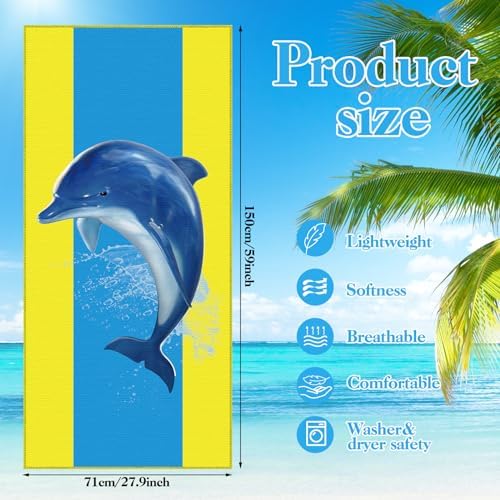 10 Pcs Microfiber Beach Towels