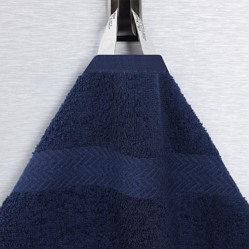 Superior 2-Piece Cotton Bath Sheet Set Blue