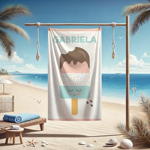 Personalized Custom Beach Towels for Kids Lightweight Durable