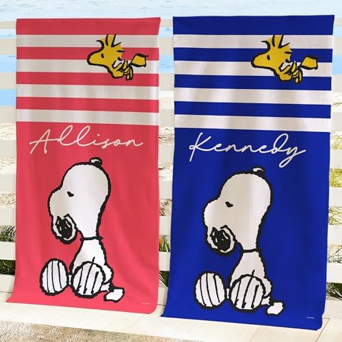 Personalized beach towel by PMM