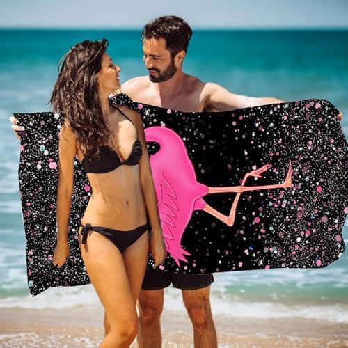 Copic 2 in 1 Beach Towels Flamingo Print