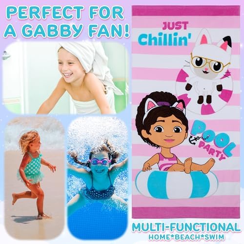 Gabbys Dollhouse Beach Fun in 55x28
