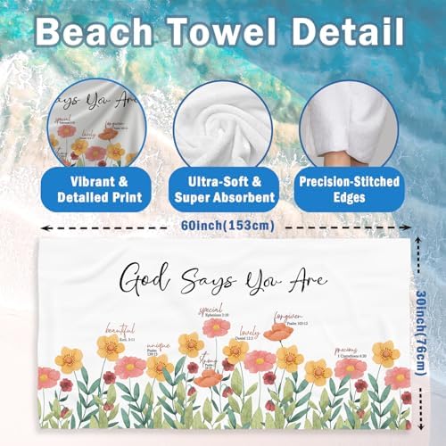 Elegant Christian Bath Towels
