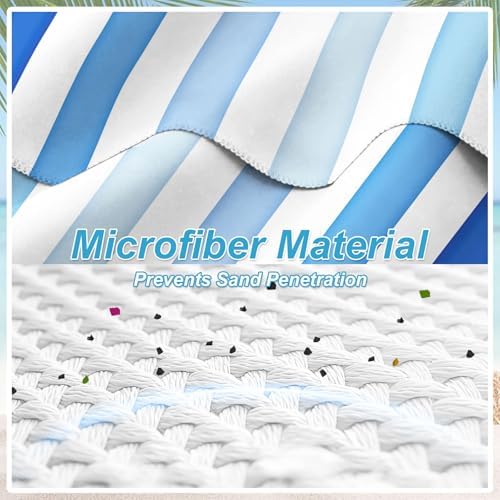 2Pack Kids Beach Towels for Boys Girls 30x60 Microfiber Sand-Free