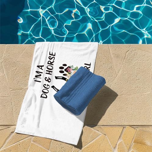 Surprise Your Furry Friend Trendy Beach Towels for Dog Horse Lovers