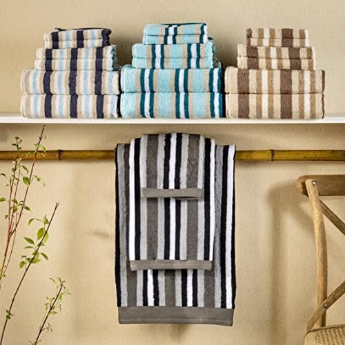 Luxurious Stripes Bath Towel Set