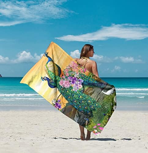 Perfect Durable Microfiber Beach Towel for Adults Quick Dry Sand-Free Bath