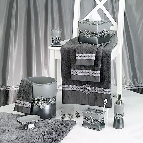Pro Collection Braided Medallion 3-Piece Cotton Towel Set
