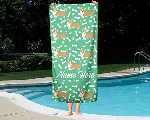 Personalized Corner Pet Corgi Travel Towels