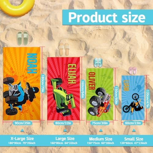 Personalized Beach Towels for Kids with Name