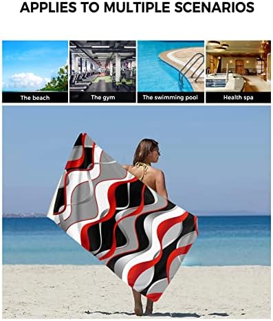Multi-Use Geometric Bath Towel Set