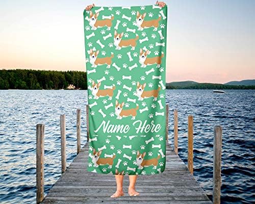 Personalized Corner Pet Corgi Travel Towels