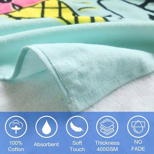 Voova Movaas 2-6 Toddler Cotton Bath Towels 24x48 Soft Absorbent