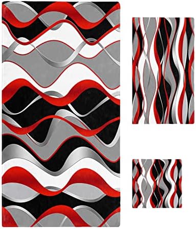 Multi-Use Geometric Bath Towel Set