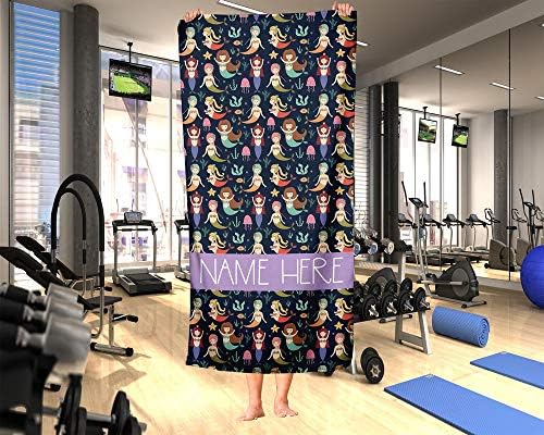 Personalized Mermaid Towel for Kids