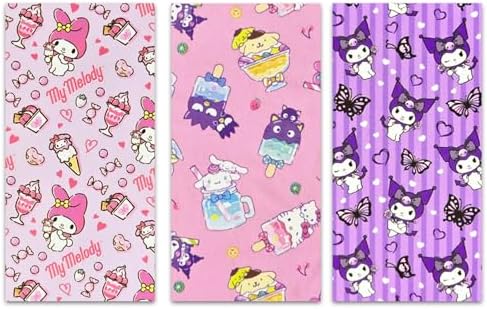 SANRIOSanrio Hello Kitty Friends Bath Towels 3-Piece Set