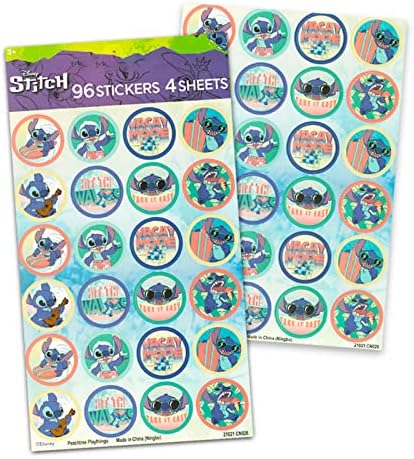 Lilo and Stitch Hooded Towel Set for Kids With Stickers