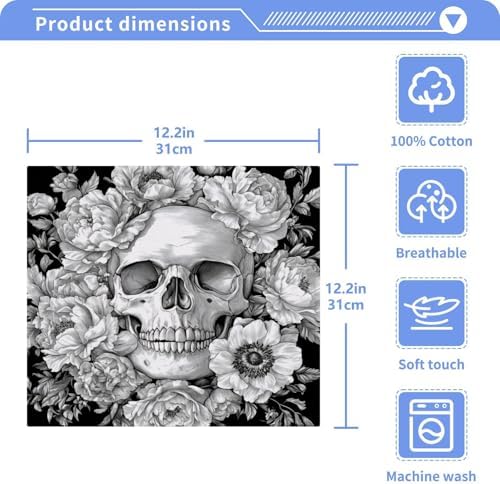 Sweet Sugar Skull Washcloths