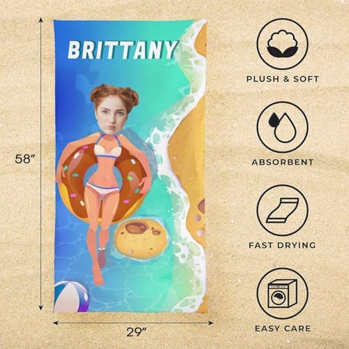 Personalized Beach Towels for Adults