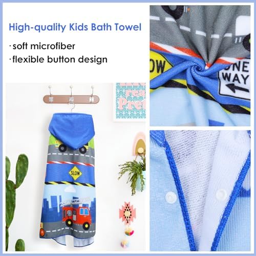 Kids Hooded Bath Towels