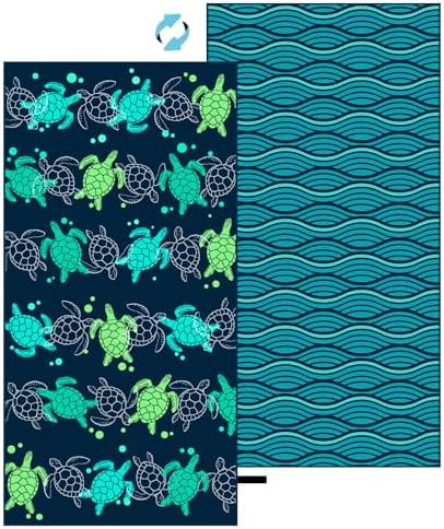 MelonBoat Large Microfiber Beach Towel Speedy Absorbent Compact for Travel