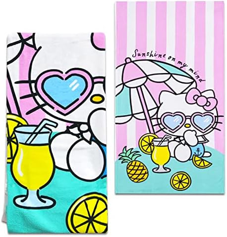 Hello Kitty Beach Towel Set for Kids Fun in the Sun