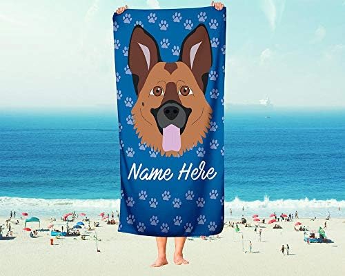 Personalized Pet Breed Beach Towels