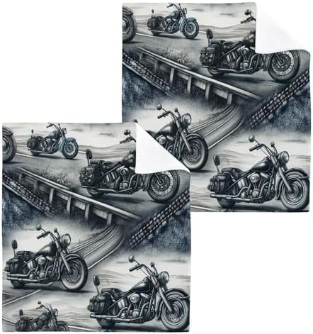 Premium Cotton Washcloths for Motorcycle Owner