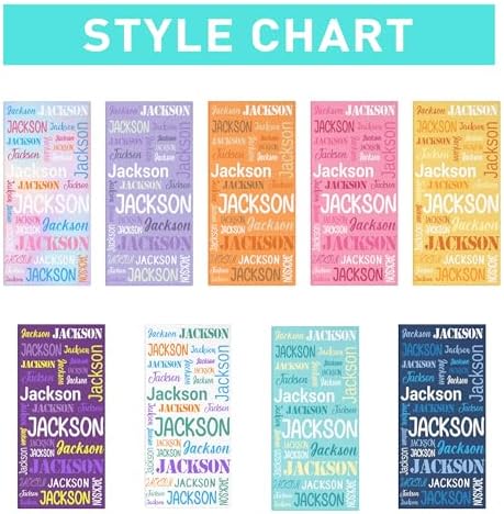 Voltexia Custom Beach Towels for Kids Adults with Name