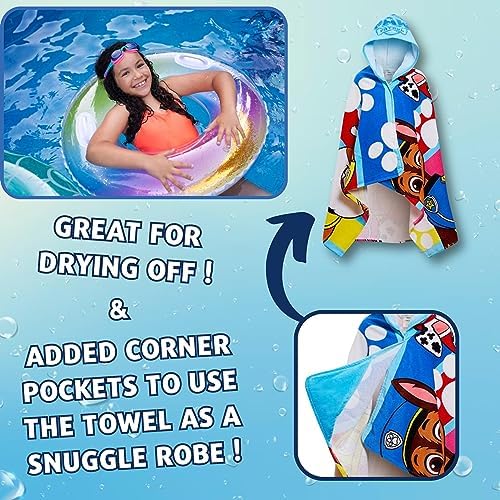 Paw Patrol Hooded Bath Towel for Kids