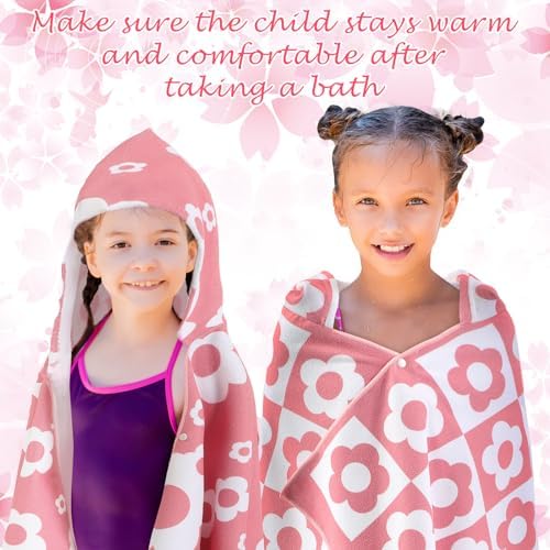 Mindsoft 2 Pcs Kids Hooded Bath Towel 1