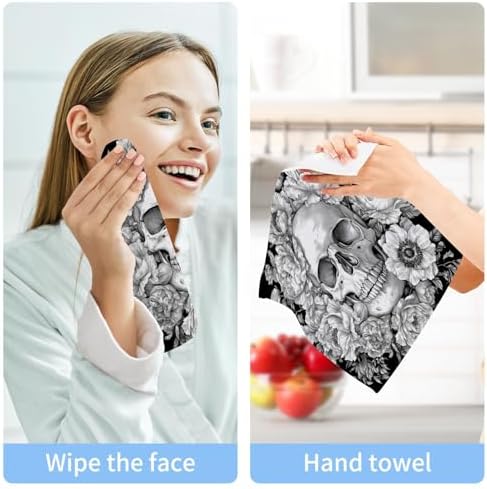 Sweet Sugar Skull Washcloths
