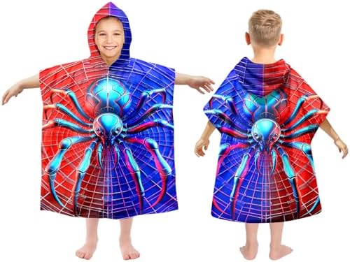 Perfect for Kids Cute Spider Beach Towels 22x26 Washable and Durable