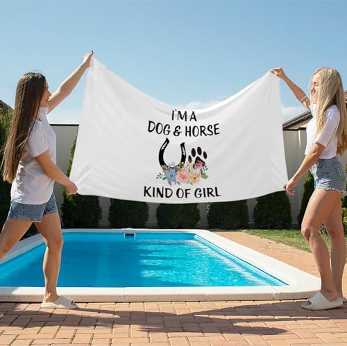 Surprise Your Furry Friend Trendy Beach Towels for Dog Horse Lovers