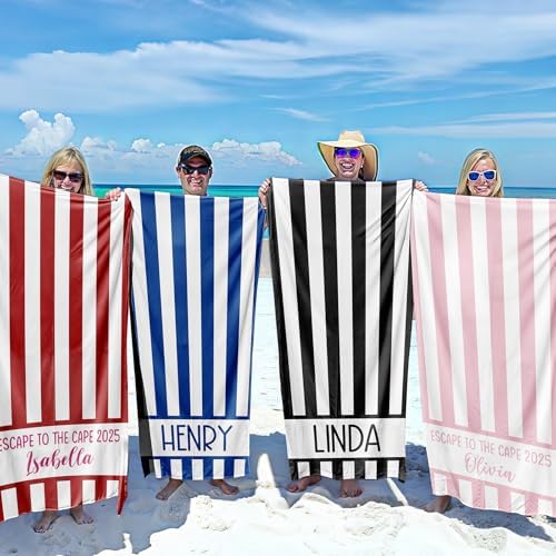Personalized Beach Towels with Name Logo 400GSM