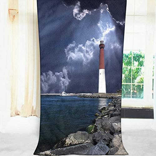 Moslon bath towel lighthouse quality beach camping towel