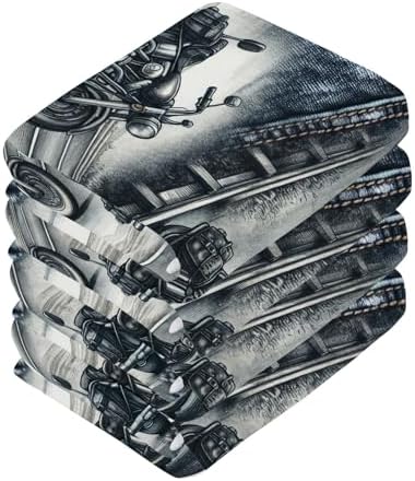 Premium Cotton Washcloths for Motorcycle Owner
