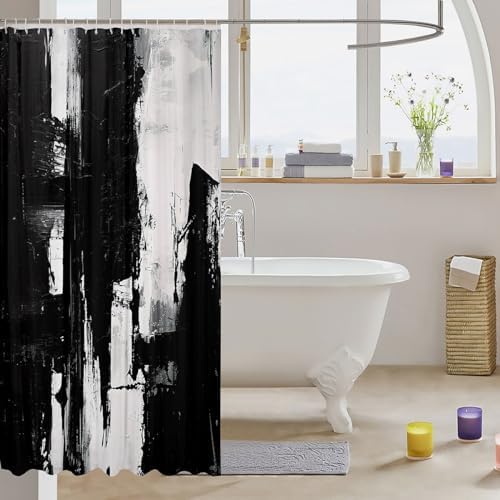 Unique Geometric Shower Curtain for Kids