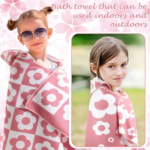 Mindsoft 2 Pcs Kids Hooded Bath Towel 1