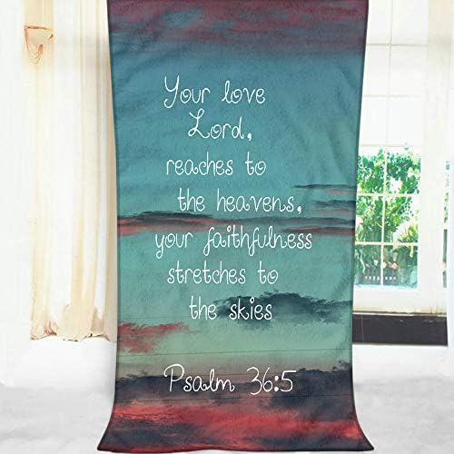 Soft Christian Bath Towels