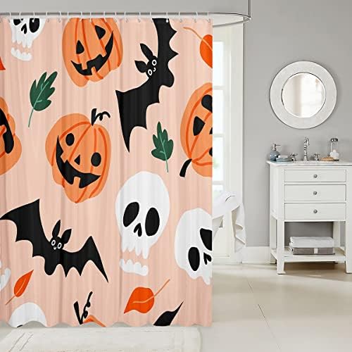 Halloween Spooky 72x78 Bath curtain for Teens