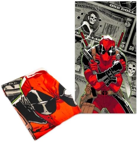 Marvel Deadpool Beach Towel Set